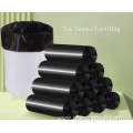 Flat plastic Transparent star-sealed garbage bags